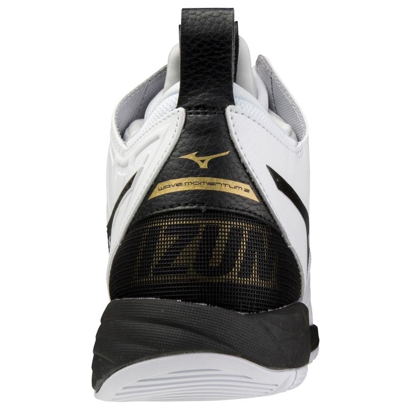 Mizuno Wave Momentum 2 Mid Volleyballsko Herre Hvide Sort | Danmark M3426LU