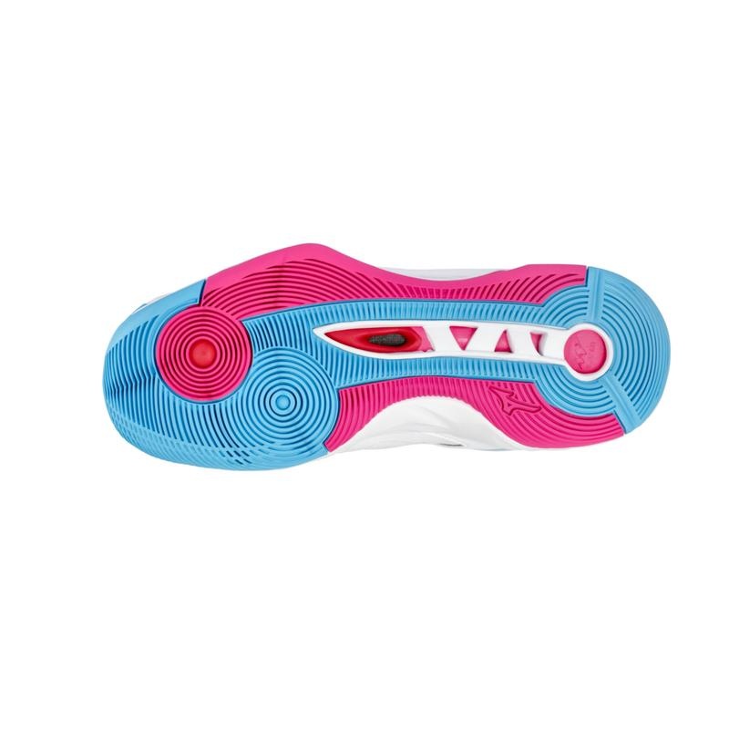 Mizuno Wave Momentum 2 Volleyballsko Dame Hvide Lyserød | Danmark M3210WF