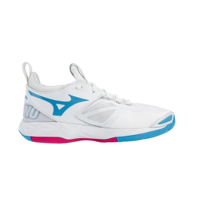 Mizuno Wave Momentum 2 Volleyballsko Dame Hvide Lyserød | Danmark M3210WF