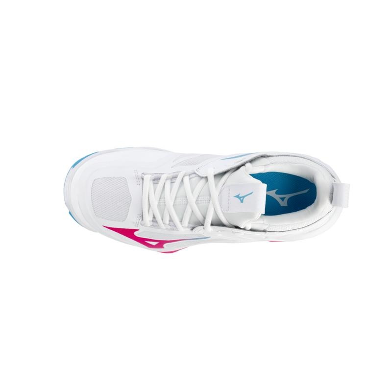 Mizuno Wave Momentum 2 Volleyballsko Dame Hvide Lyserød | Danmark M3210WF