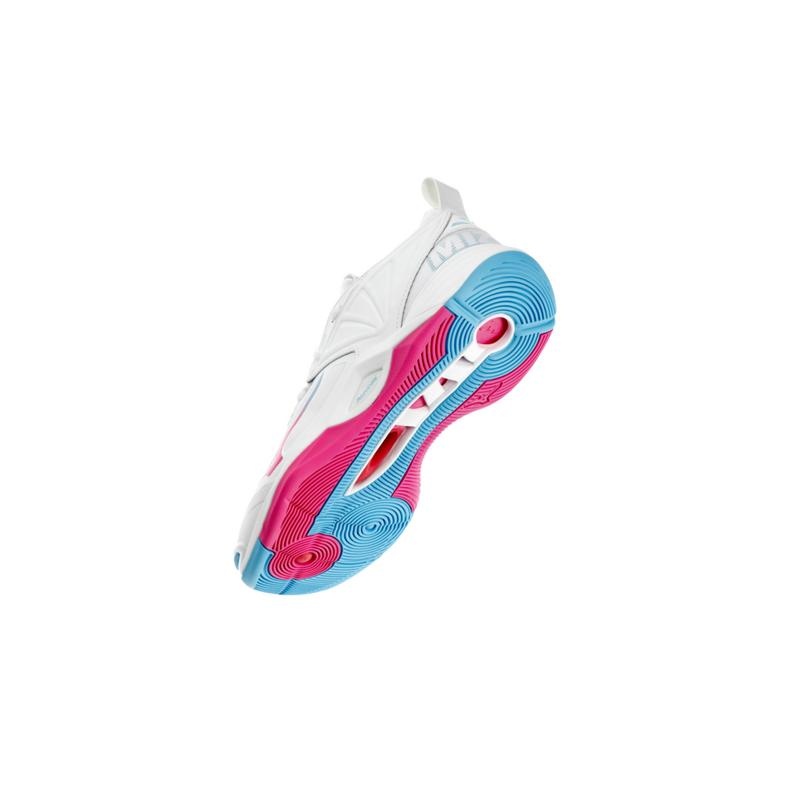 Mizuno Wave Momentum 2 Volleyballsko Dame Hvide Lyserød | Danmark M3210WF