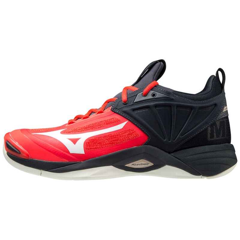 Mizuno Wave Momentum 2 Volleyballsko Herre Rød Sort | Danmark M1456HA