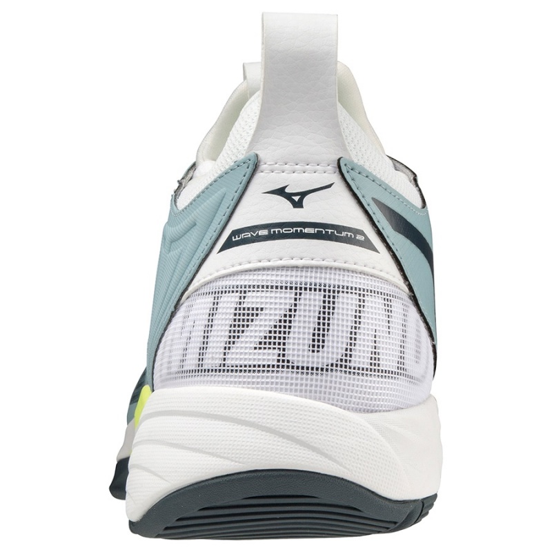 Mizuno Wave Momentum 2 Volleyballsko Herre Blå Hvide | Danmark M7608AM