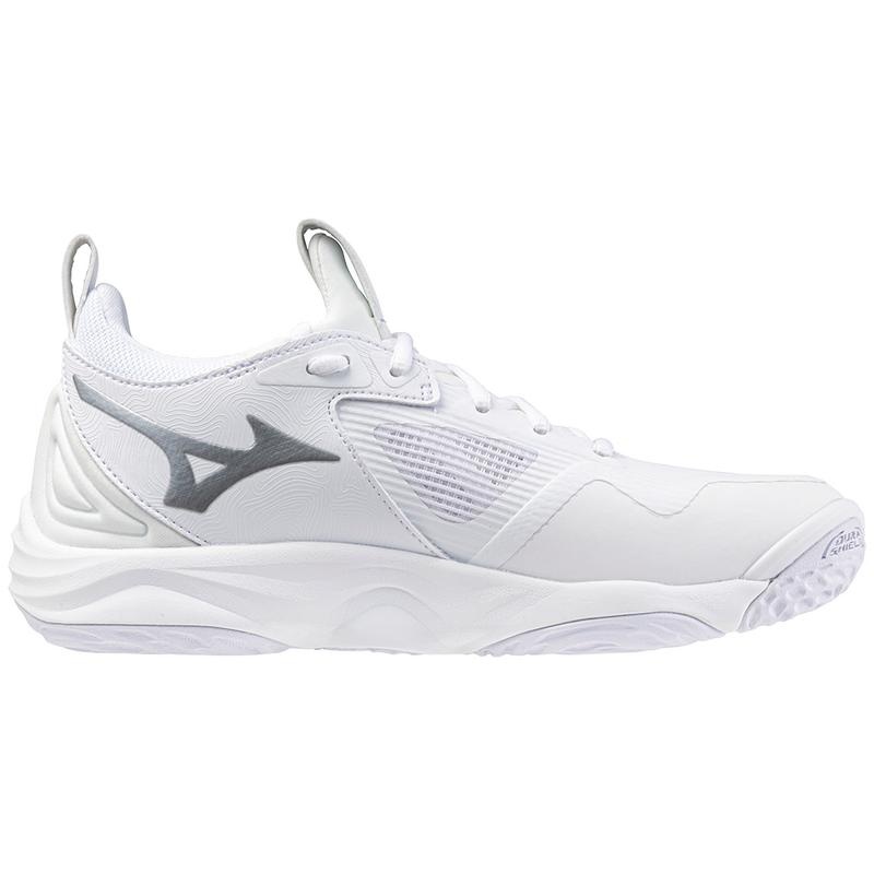 Mizuno Wave Momentum 3 Volleyballsko Dame Hvide Sølv | Danmark M5670SA