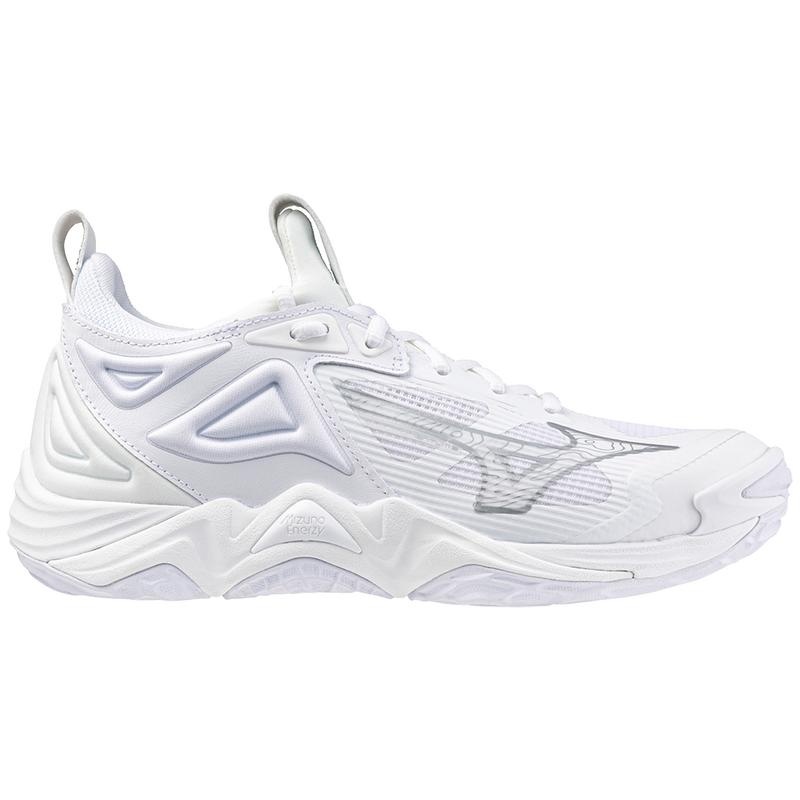 Mizuno Wave Momentum 3 Volleyballsko Dame Hvide Sølv | Danmark M5670SA