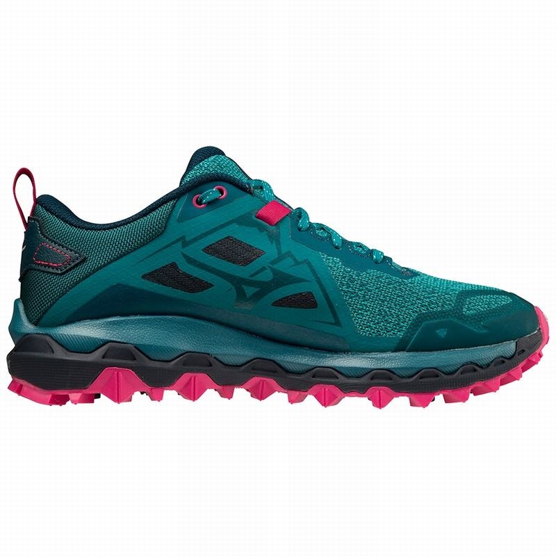 Mizuno Wave Mujin 8 Trail Løbesko Dame Grøn | Danmark M8213DQ