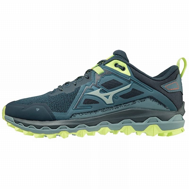 Mizuno Wave Mujin 8 Trail Løbesko Herre Blå | Danmark M8094WA