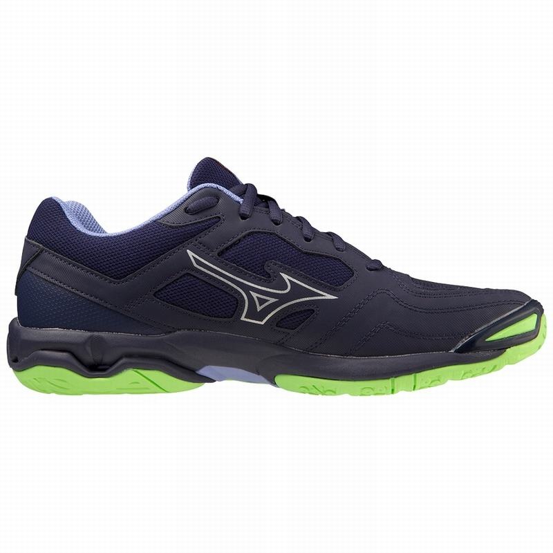 Mizuno Wave Phantom 3 Håndboldsko Dame Blå | Danmark M0374MN