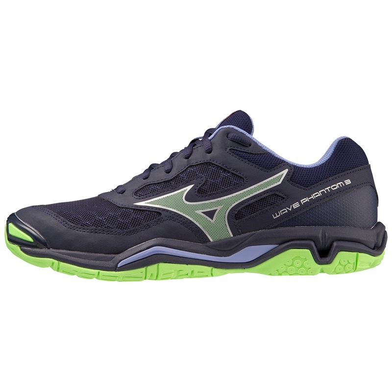 Mizuno Wave Phantom 3 Håndboldsko Dame Blå | Danmark M0374MN