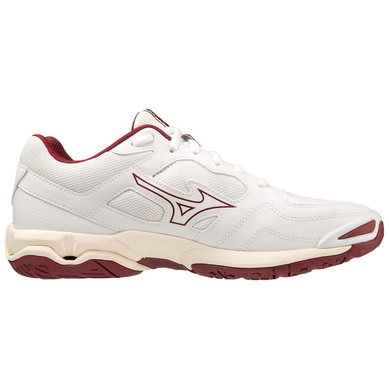 Mizuno Wave Phantom 3 Håndboldsko Dame Hvide Mørkerød Guld | Danmark M6459FV