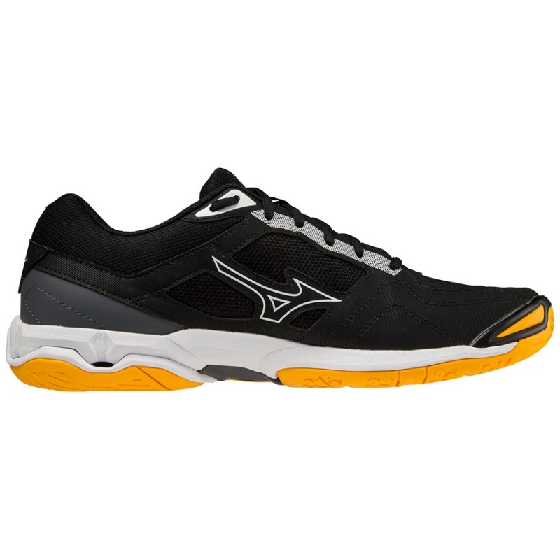 Mizuno Wave Phantom 3 Håndboldsko Dame Sort Hvide | Danmark M9861HZ