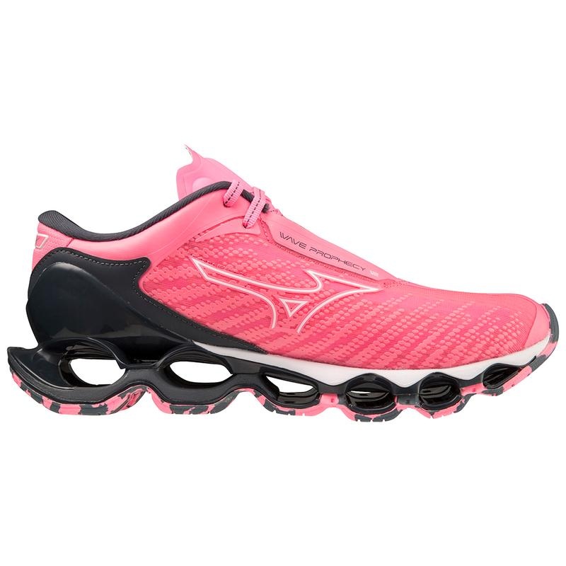 Mizuno Wave Prophecy 12 Løbesko Dame Lyserød Sort | Danmark M7869YF