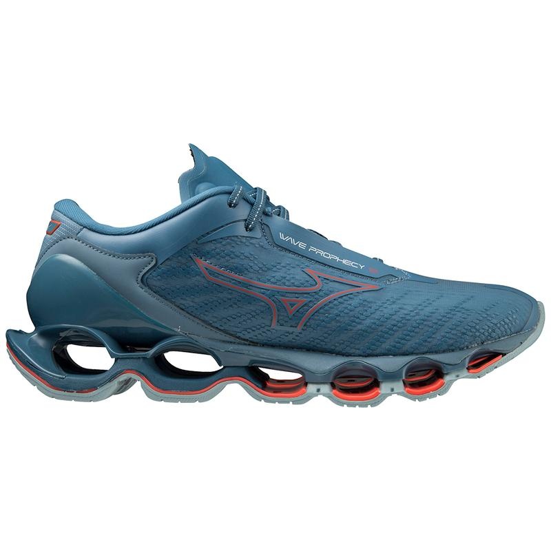 Mizuno Wave Prophecy 12 Løbesko Herre Blå | Danmark M3159LJ