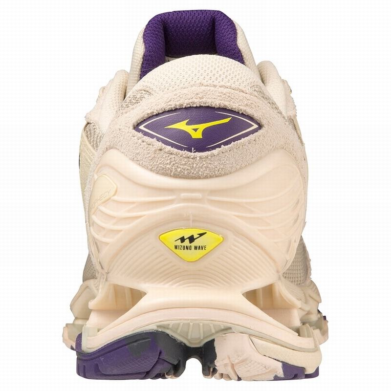 Mizuno Wave Prophecy LS Sneakers Dame Brune Mørkegrå Gul Lilla | Danmark M9408TX