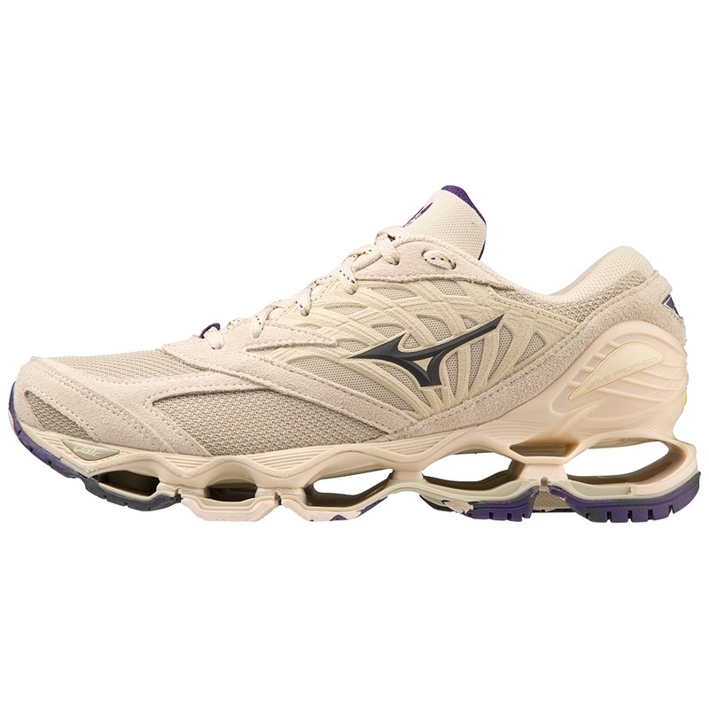 Mizuno Wave Prophecy LS Sneakers Herre Brune Mørkegrå Gul Lilla | Danmark M4937DU