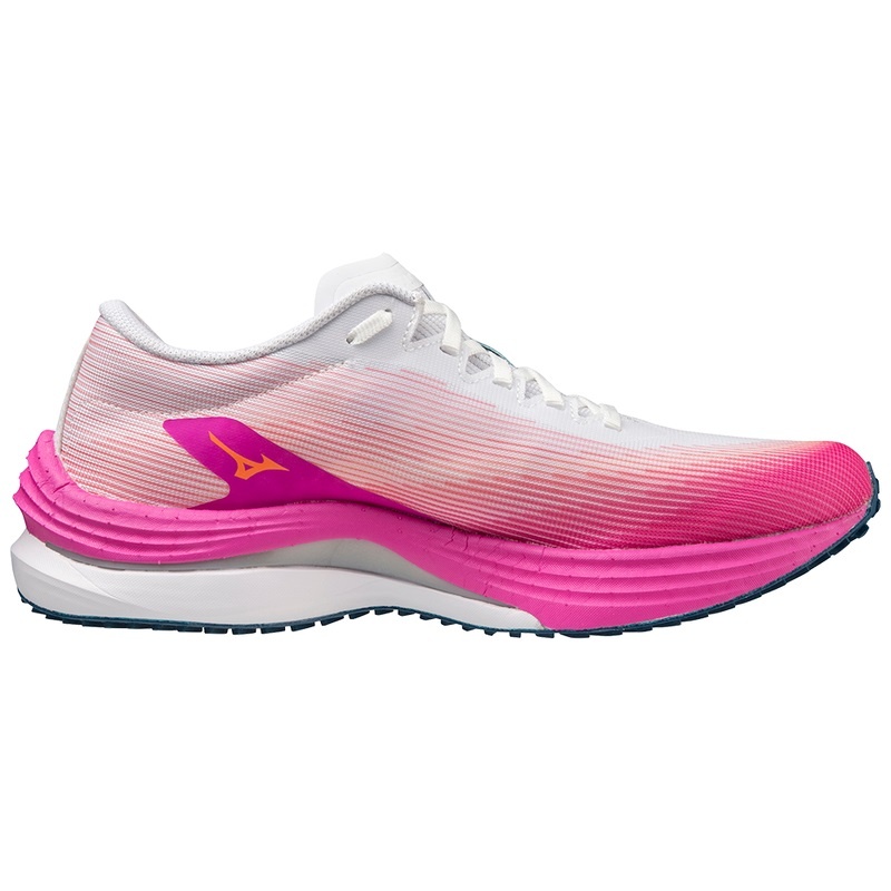 Mizuno Wave Rebellion Flash Løbesko Dame Hvide Sølv | Danmark M3582OC