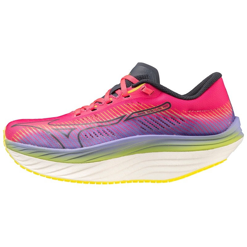 Mizuno Wave Rebellion Pro Løbesko Dame Lyserød Blå | Danmark M2496FI