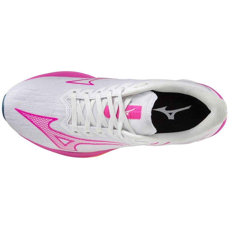 Mizuno Wave Rebellion Sonic Løbesko Dame Hvide Blå | Danmark M0651IF