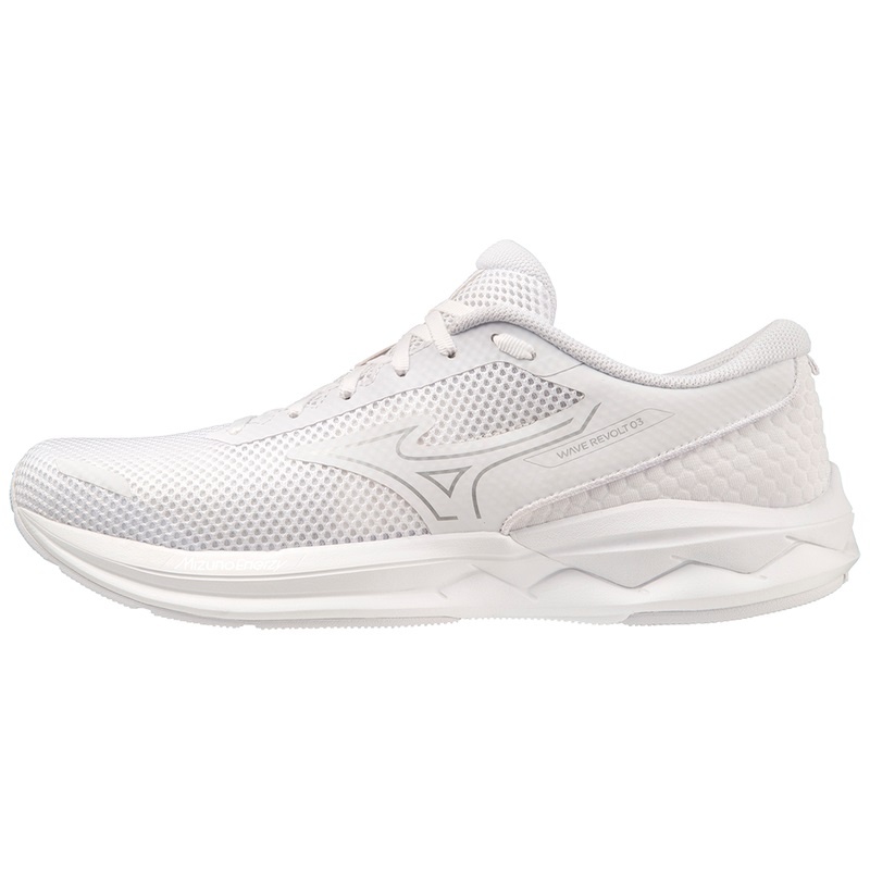 Mizuno Wave Revolt 3 Løbesko Dame Hvide Sølv Hvide | Danmark M3927RX