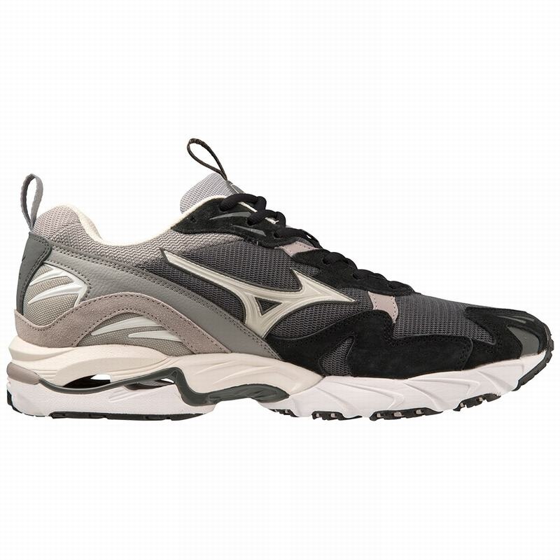 Mizuno Wave Rider 10 Premium Sneakers Dame Mørkegrå Hvide Grå | Danmark M6025QA