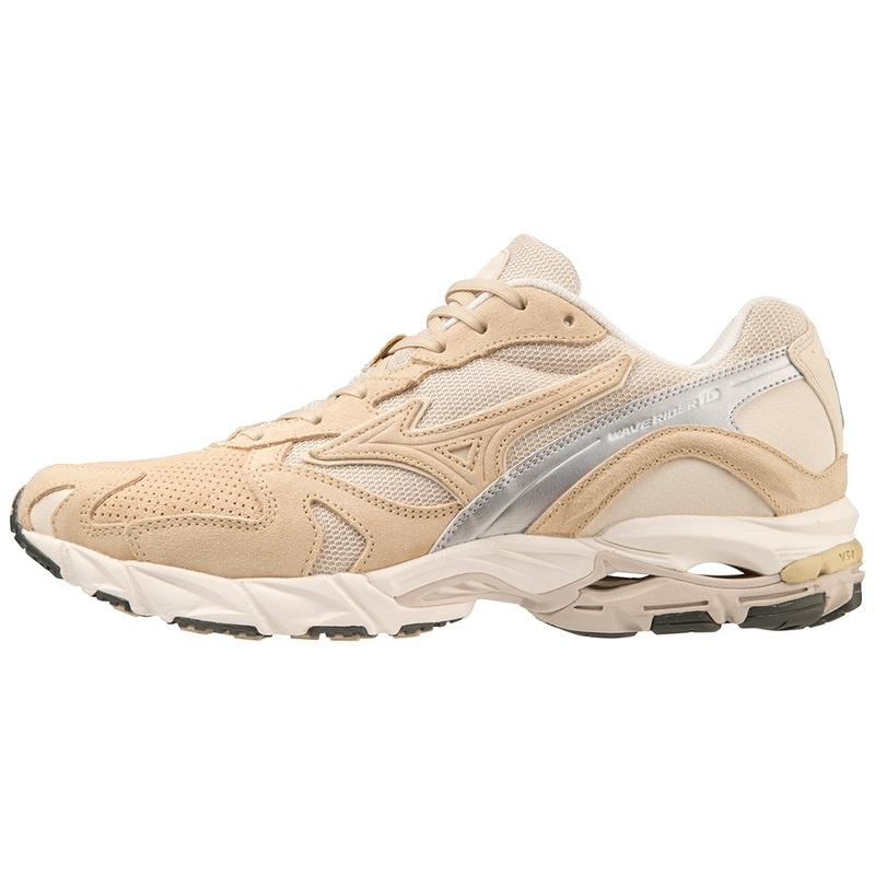 Mizuno Wave Rider 10 Premium Sneakers Dame Brune | Danmark M5137KT