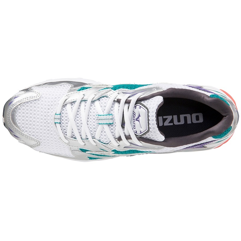 Mizuno Wave Rider 10 Sneakers Dame Hvide Sølv | Danmark M9251FY