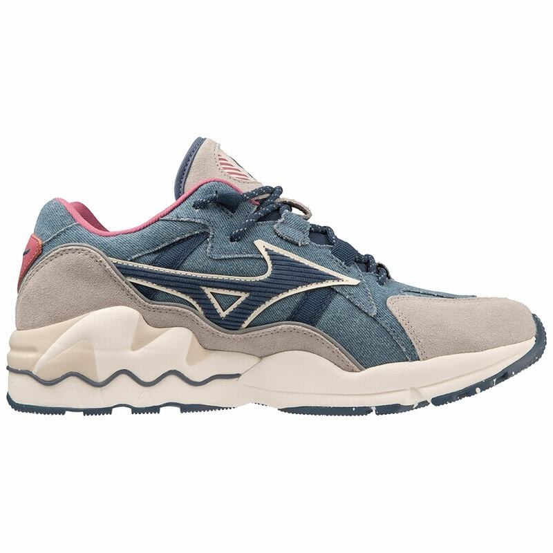 Mizuno Wave Rider 1 Sneakers Dame Blå Grå | Danmark M8079SV