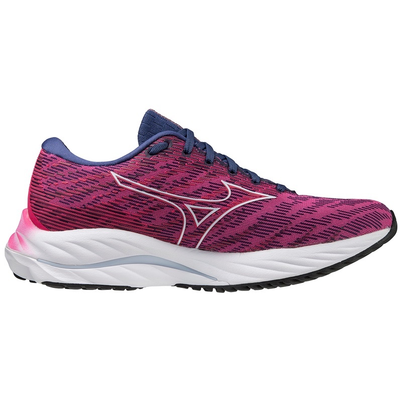 Mizuno Wave Rider 26 Løbesko Dame Fuchsia Blå | Danmark M3194YK