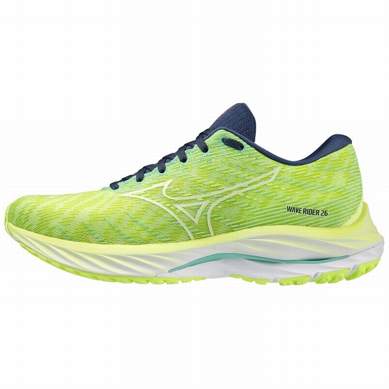 Mizuno Wave Rider 26 Løbesko Dame Hvide | Danmark M3541VQ