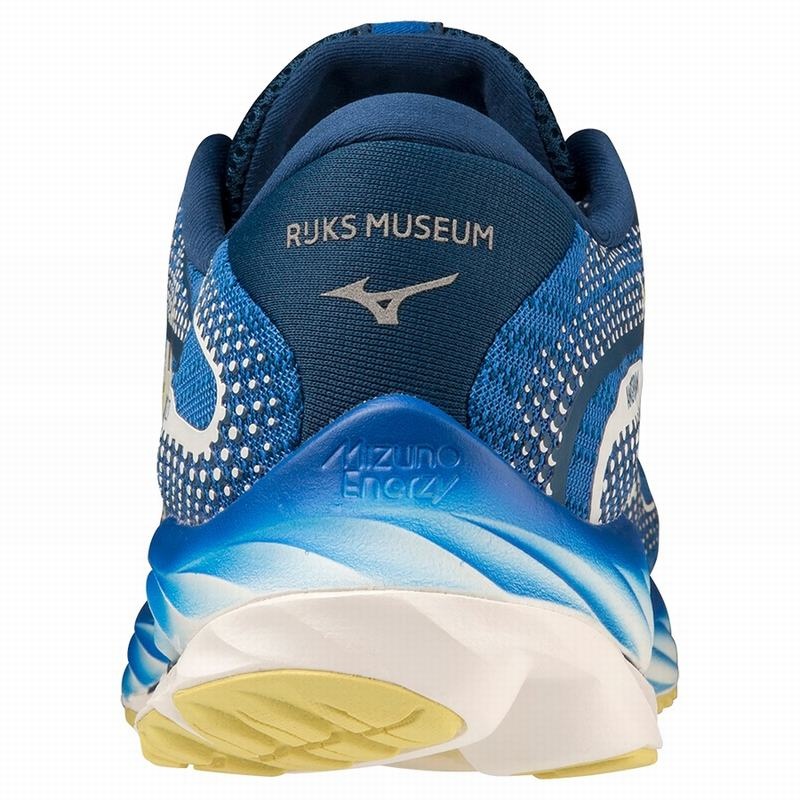 Mizuno Wave Rider 27 Amsterdam Løbesko Dame Mørkeblå | Danmark M8932LK