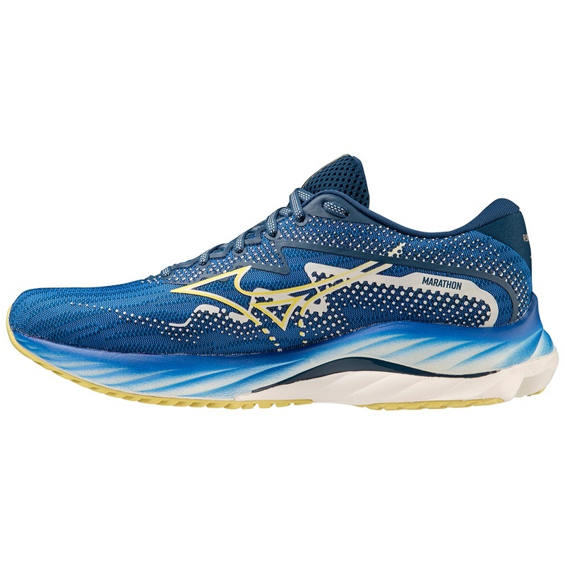 Mizuno Wave Rider 27 Amsterdam Løbesko Dame Mørkeblå | Danmark M8932LK