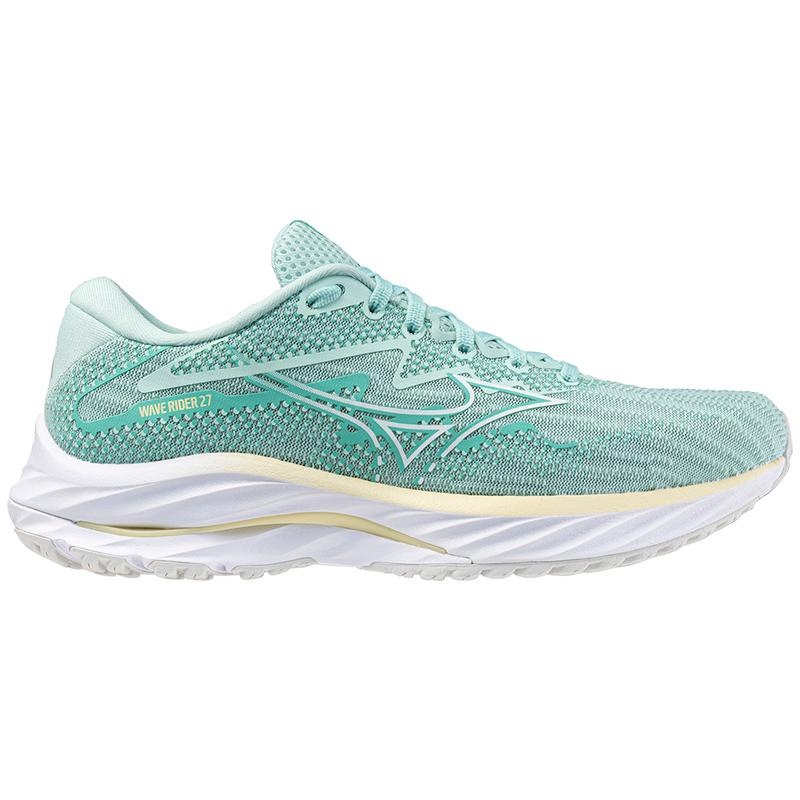 Mizuno Wave Rider 27 Løbesko Dame Blå Hvide | Danmark M2145LT