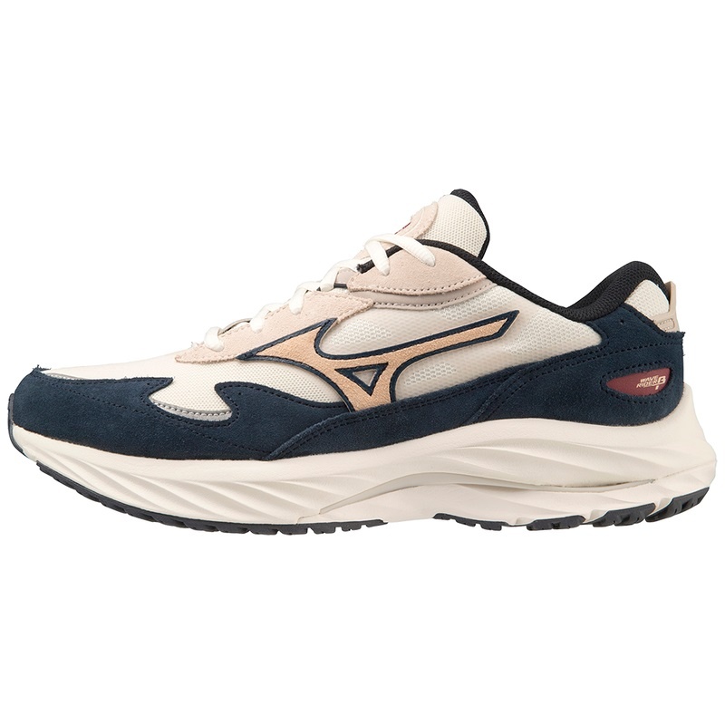 Mizuno Wave Rider Beta Sneakers Dame Hvide Brune Blå | Danmark M9657KZ