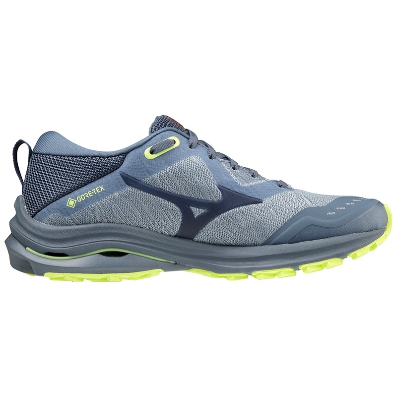 Mizuno Wave Rider GTX Trail Løbesko Dame Blå | Danmark M6935DZ