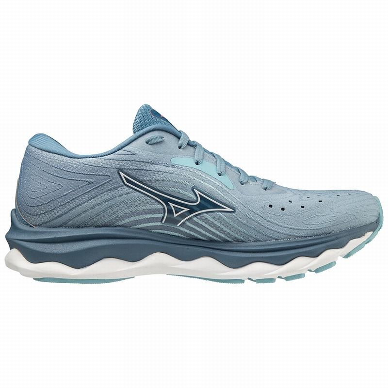 Mizuno Wave Sky 6 Løbesko Dame Hvide | Danmark M6479ED