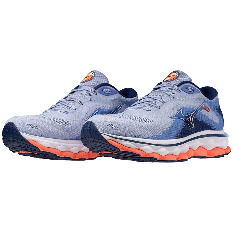 Mizuno Wave Sky 7 Løbesko Dame Blå | Danmark M8251OX