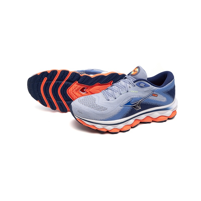 Mizuno Wave Sky 7 Løbesko Dame Blå | Danmark M8251OX