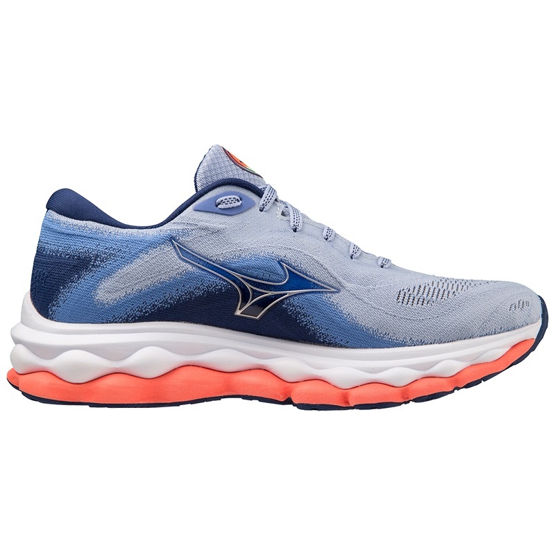 Mizuno Wave Sky 7 Løbesko Dame Blå | Danmark M8251OX