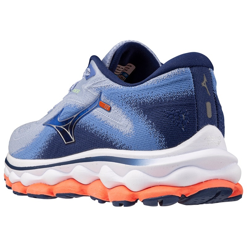 Mizuno Wave Sky 7 Løbesko Dame Blå | Danmark M8251OX