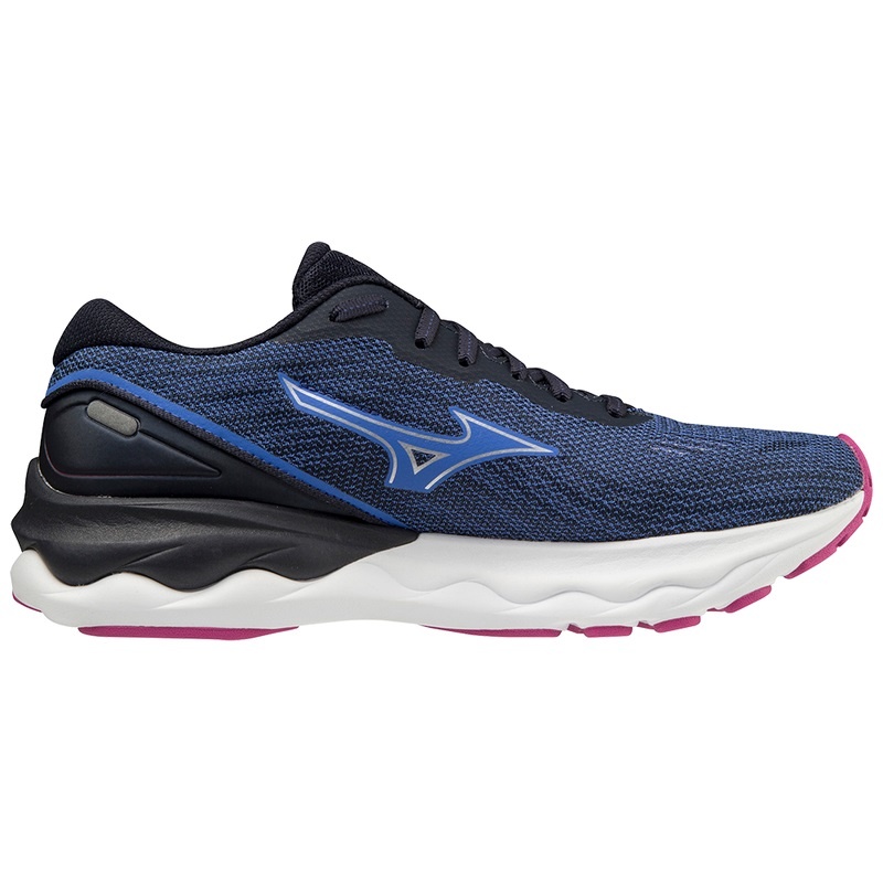 Mizuno Wave Skyrise 3 Løbesko Dame Blå Mørkeblå | Danmark M4089XA