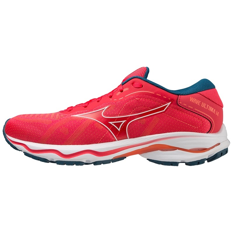 Mizuno Wave Ultima 14 Løbesko Dame Lyserød Hvide Blå | Danmark M7102WQ