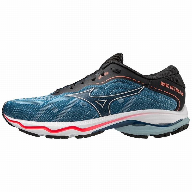 Mizuno Wave Ultima 14 Løbesko Herre Blå Koral | Danmark M7615LS